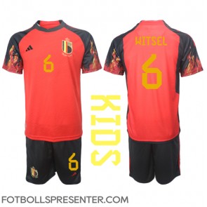 Belgien Axel Witsel #6 Hemmatröja Barn VM 2022 Kortärmad (+ korta byxor)